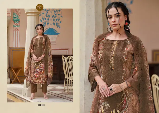 Nakkashi By Belliza Digital Printed Cotton Dress Material Wholesale Market In Surat
